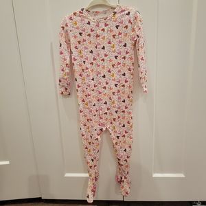 Magnetic Me  Footie 9-12m hearts for Valentine's day